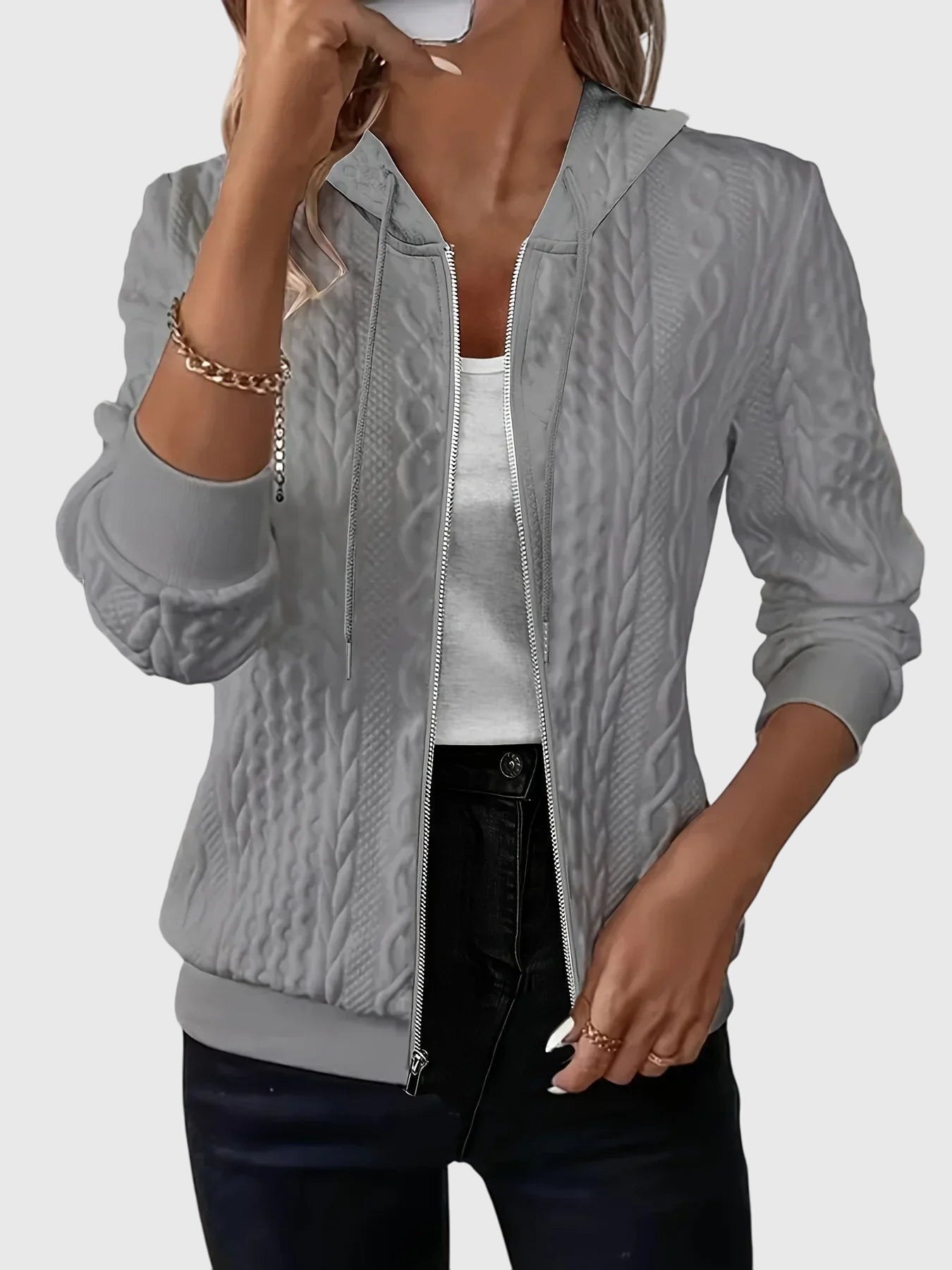 Kimberly Benn | Hoodie With Zipper