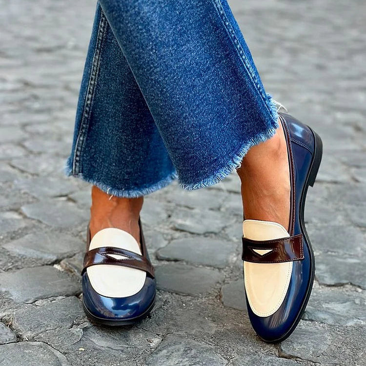 Kimberly Benn | Elegant Two-Tone Loafer