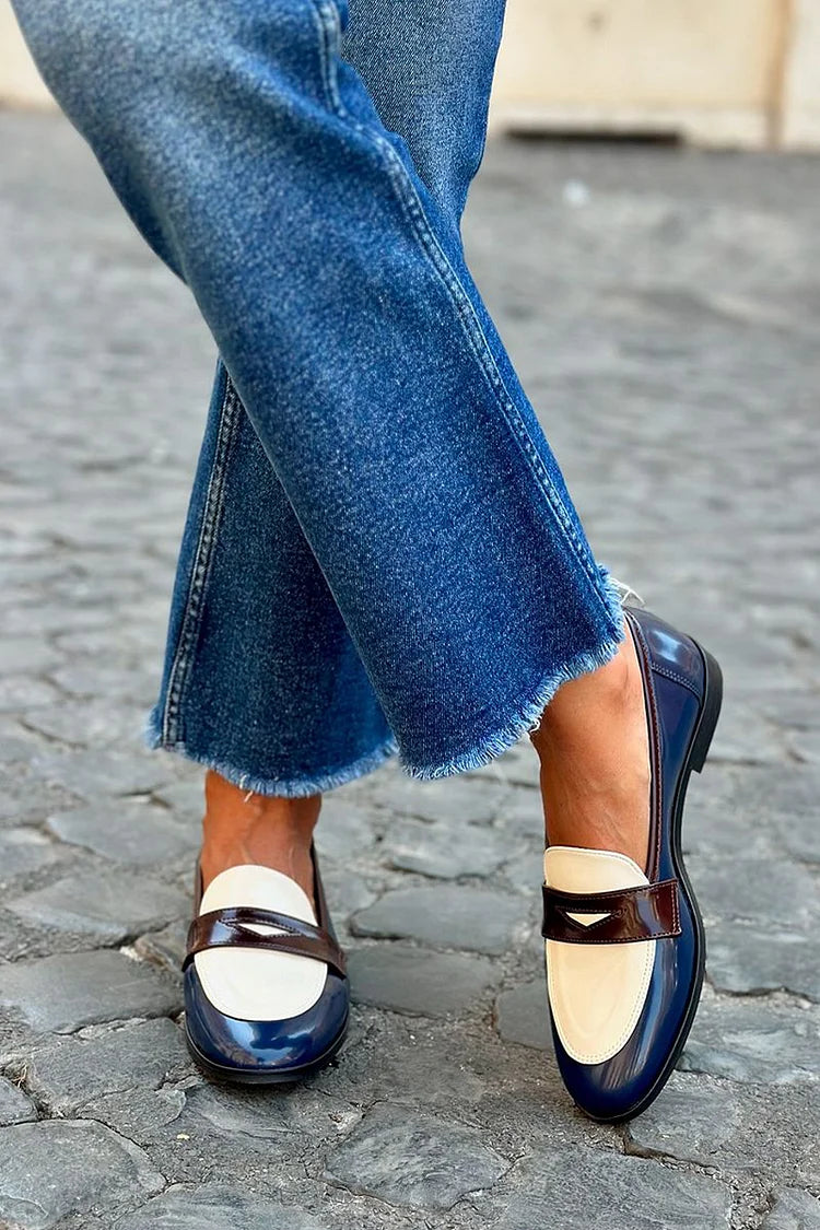 Kimberly Benn | Elegant Two-Tone Loafer