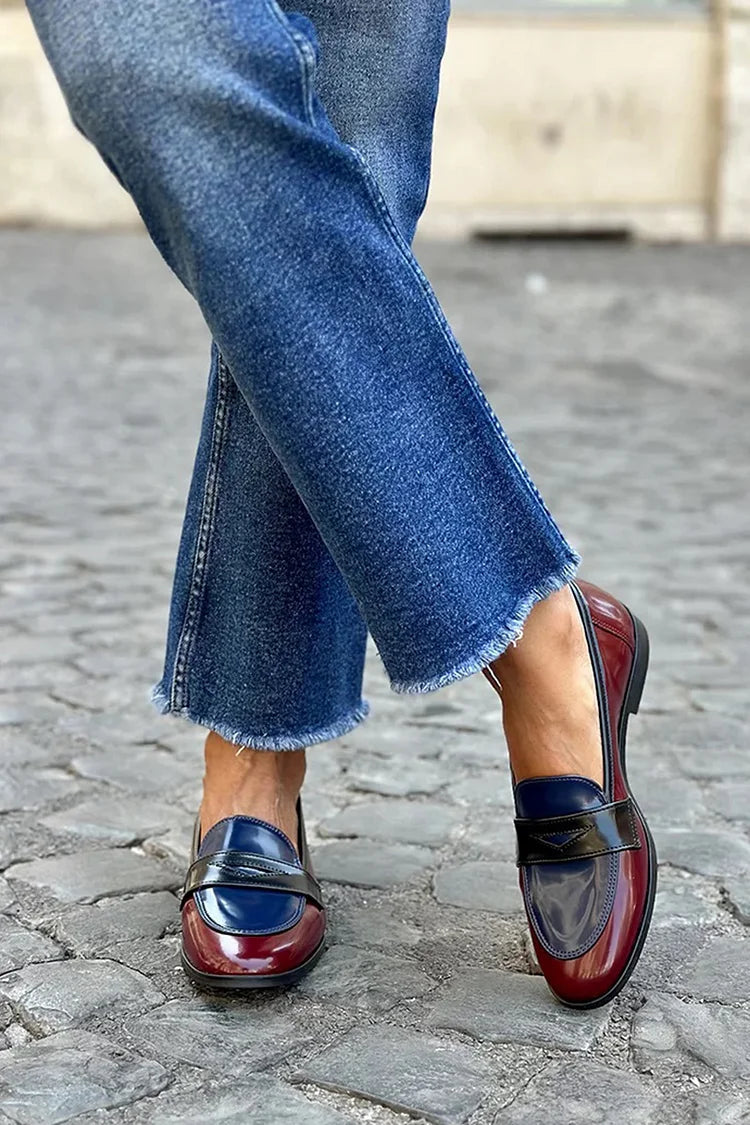 Kimberly Benn | Shiny Tricolore Loafer