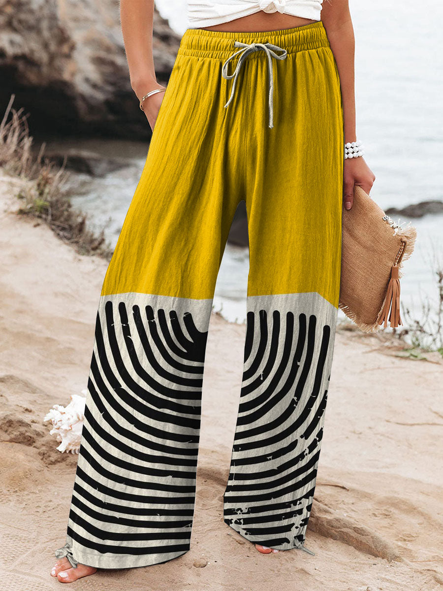 Kimberly Benn | Geometric Lines Pants