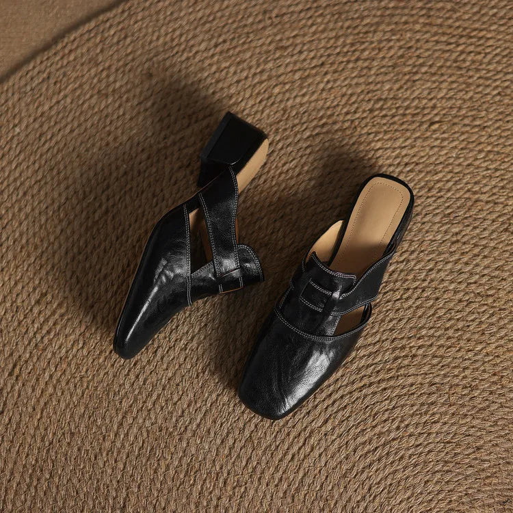 Kimberly Benn | Genuine Leather Mules