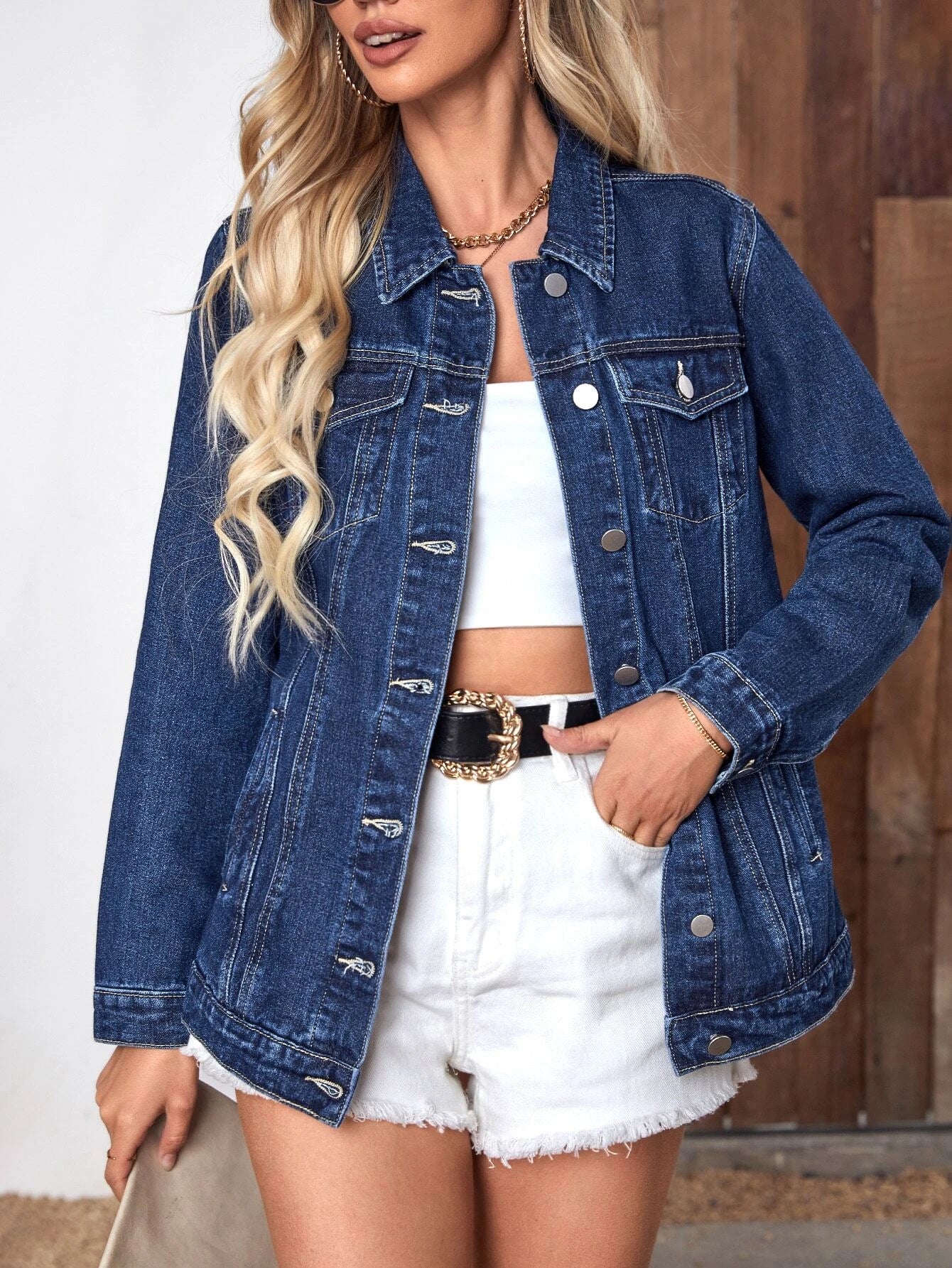Kimberly Benn | Oversized Denim Jacket