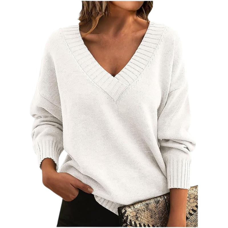 Kimberly Benn | Lightweight V-Neck Sweater