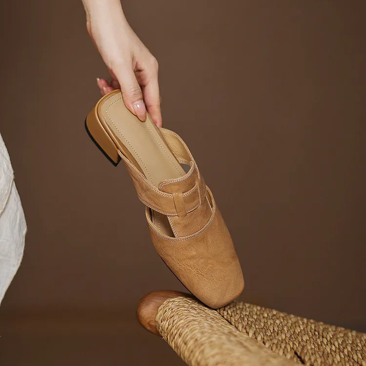 Kimberly Benn | Genuine Leather Mules