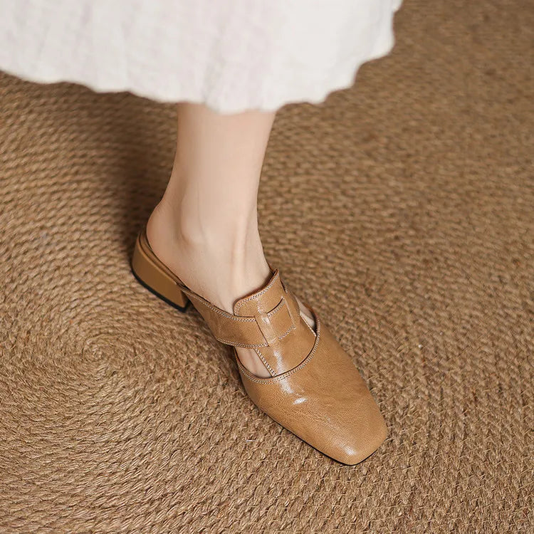 Kimberly Benn | Genuine Leather Mules