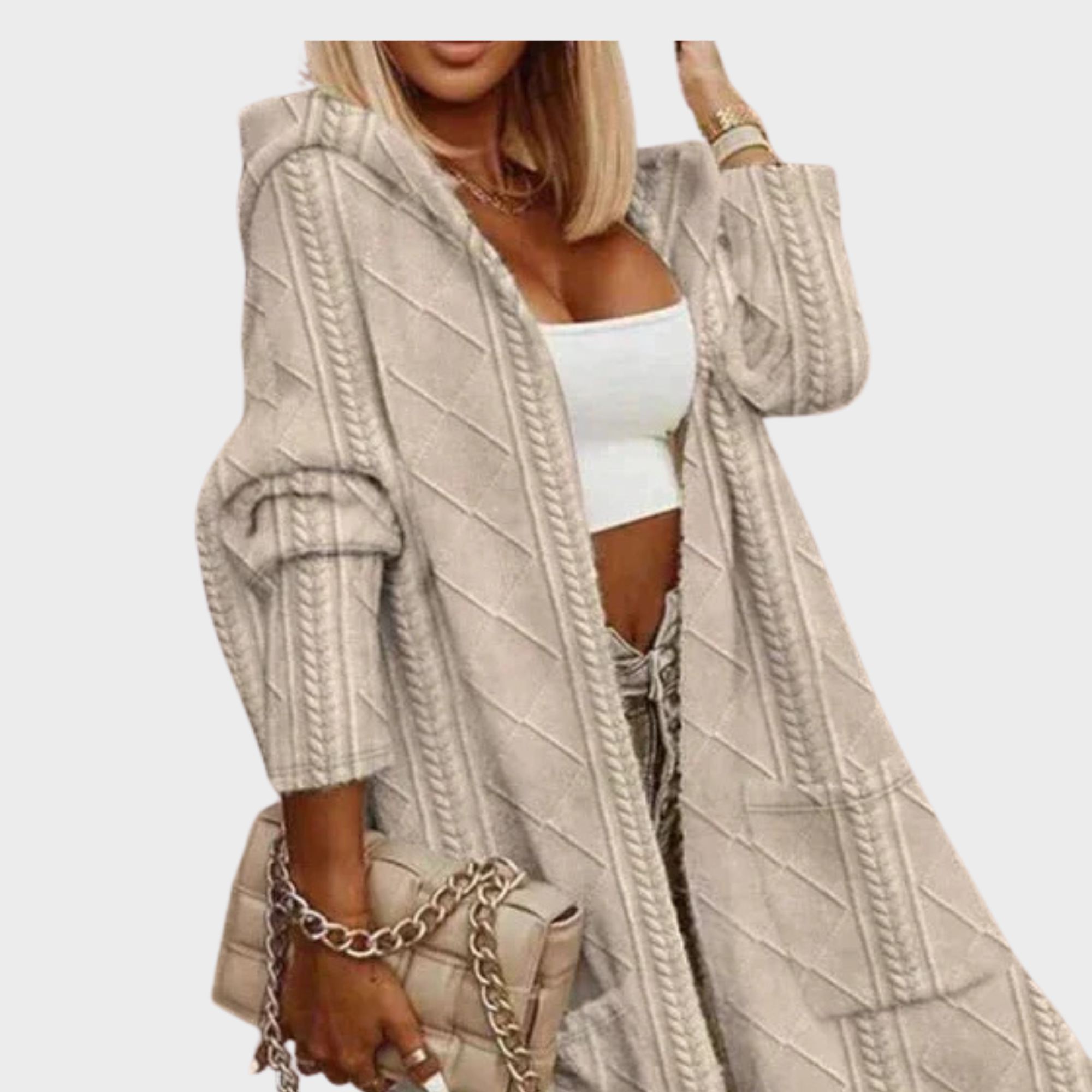 Kimberly Benn | Extended Length Hooded Cardigan