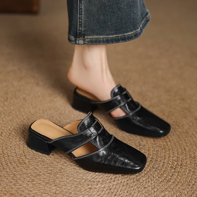 Kimberly Benn | Genuine Leather Mules