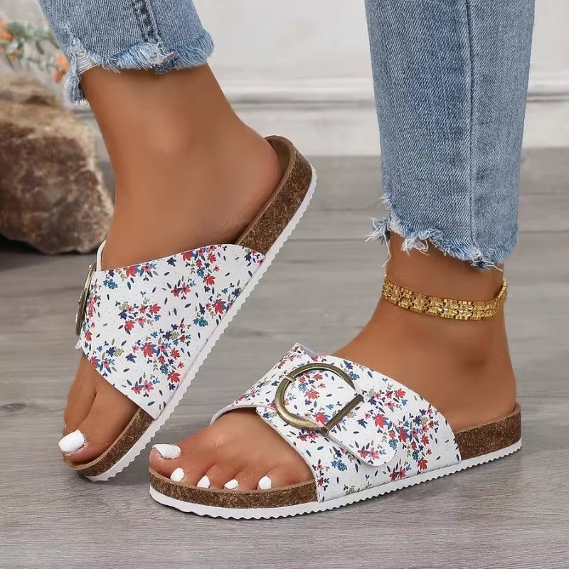 Kimberly Benn | Buckle Mule Slide