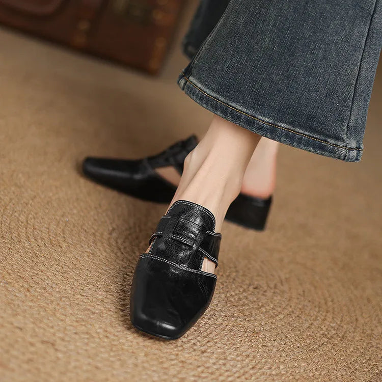 Kimberly Benn | Genuine Leather Mules