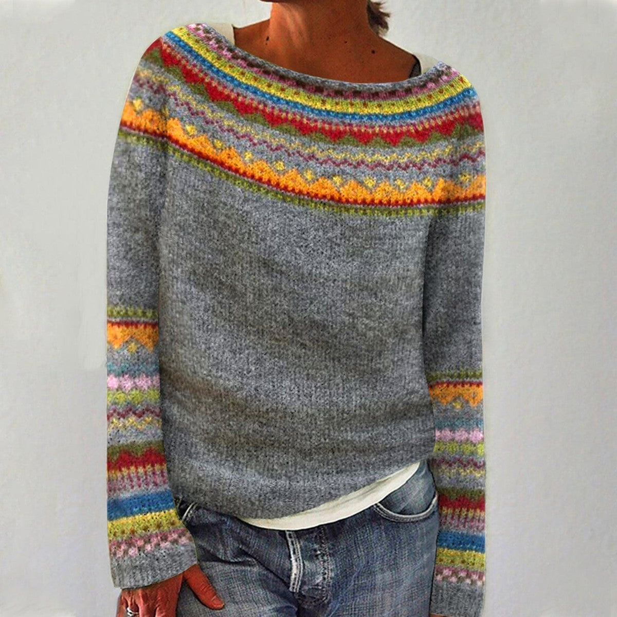 Kimberly Benn | Yoke Knit Sweater