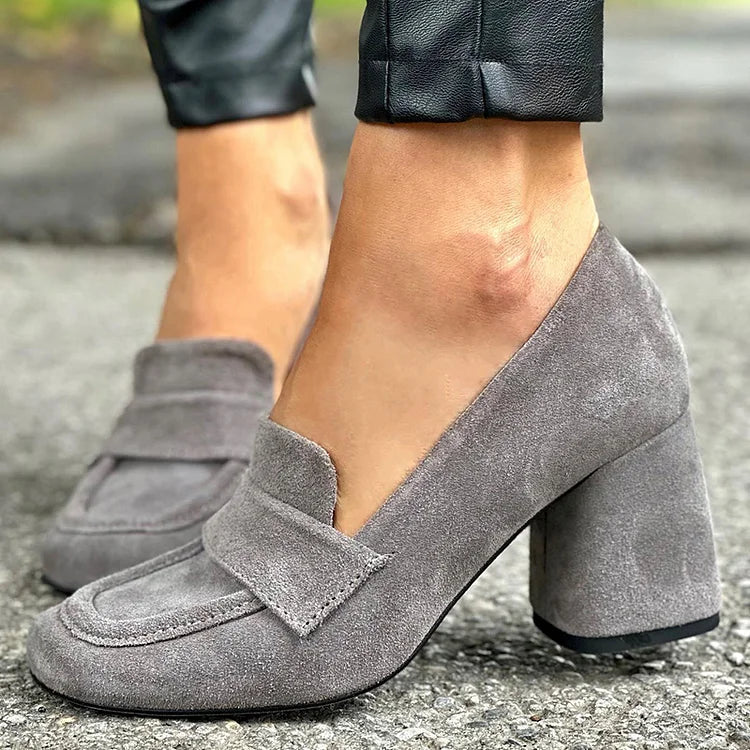 Kimberly Benn | Block Heel Loafers