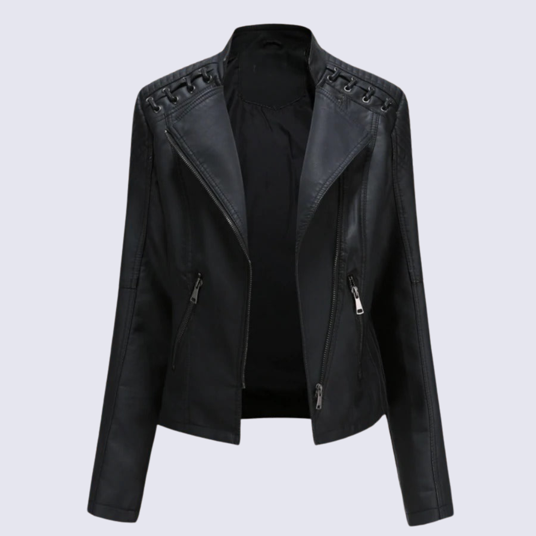 Kimberly Benn | Women's Faux Leather Jacket