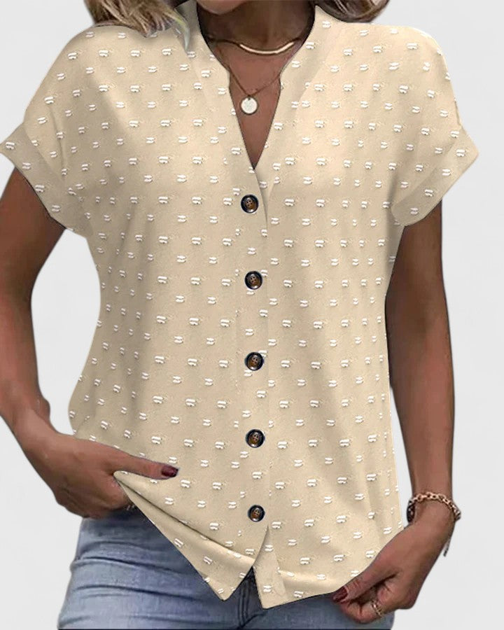 Kimberly Benn | Comfortable V-Neck Shirt