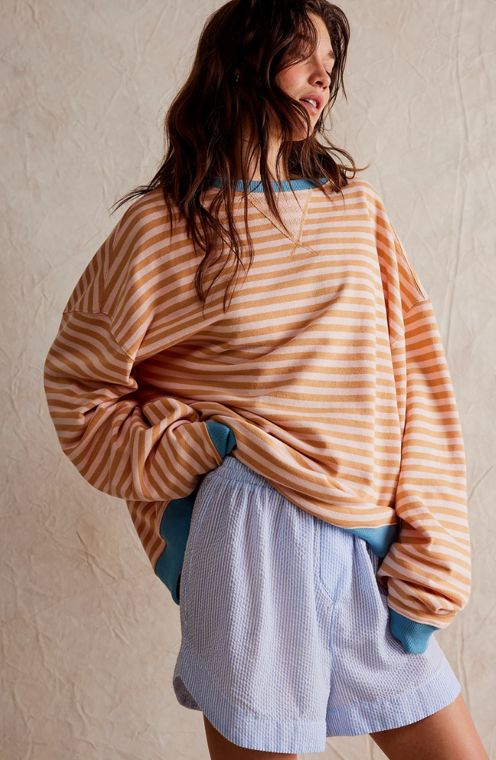 Kimberly Benn | Oversized Striped Sweater