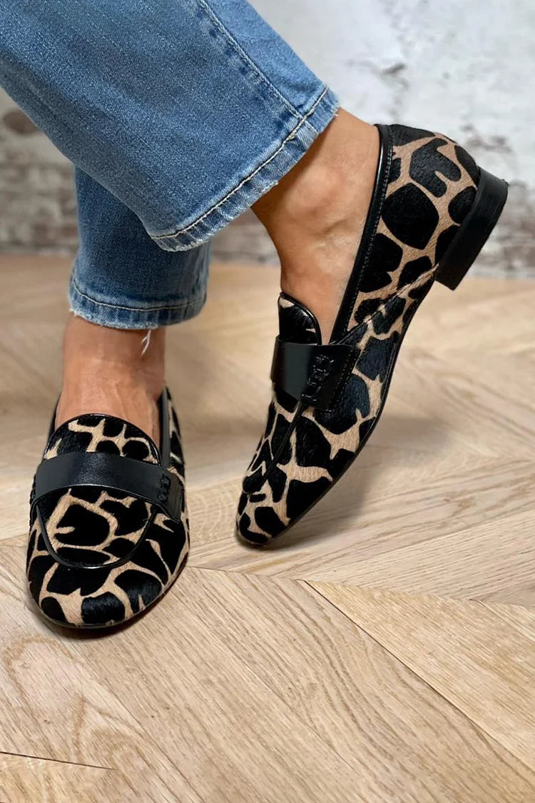 Kimberly Benn | Animal Print Loafer With Detail