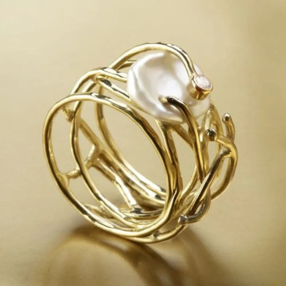 Kimberly Benn | Thin Ring With Pearl