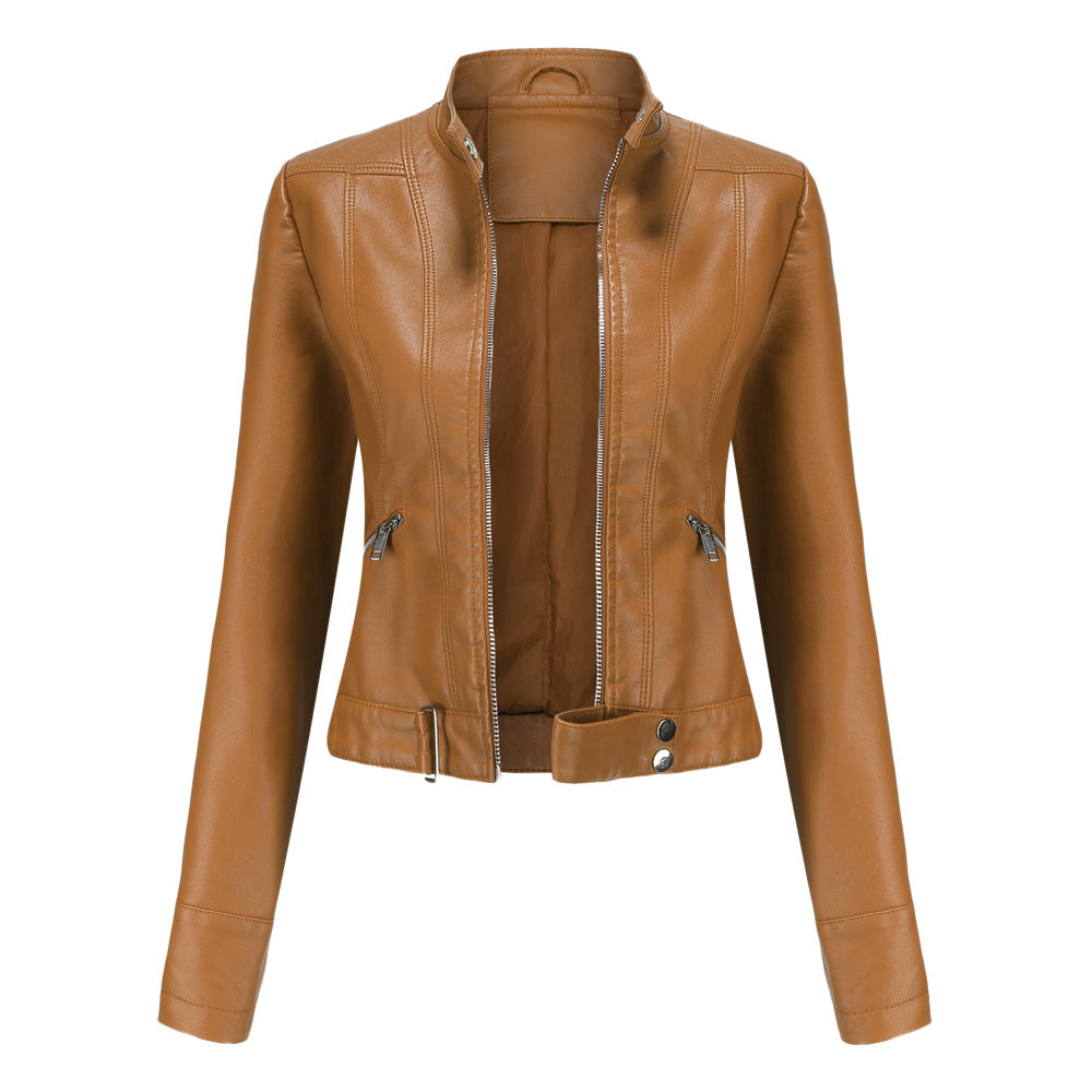 Kimberly Benn | Faux Leather Biker Jacket