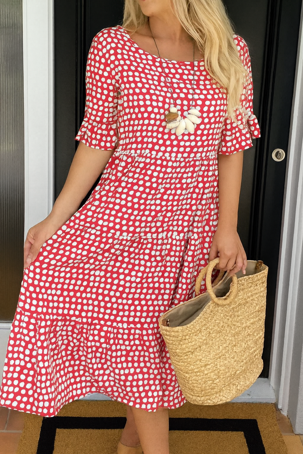 Kimberly Benn | Short Sleeve Midi Dress