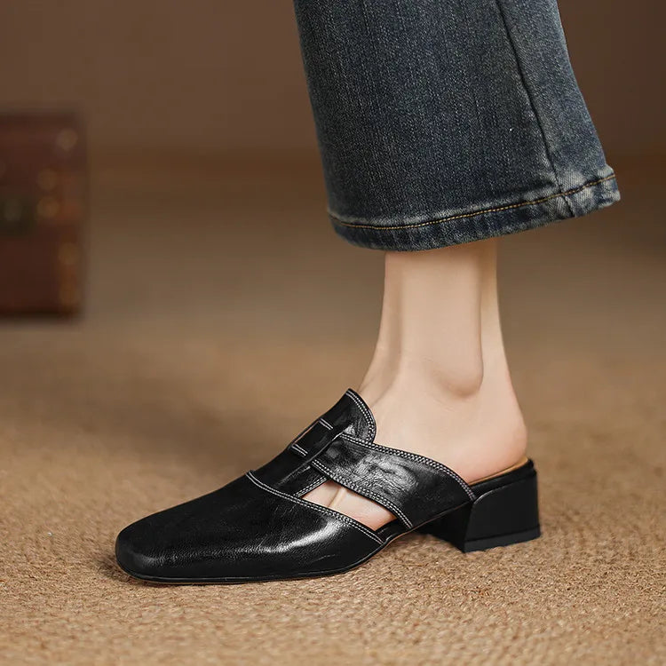 Kimberly Benn | Genuine Leather Mules