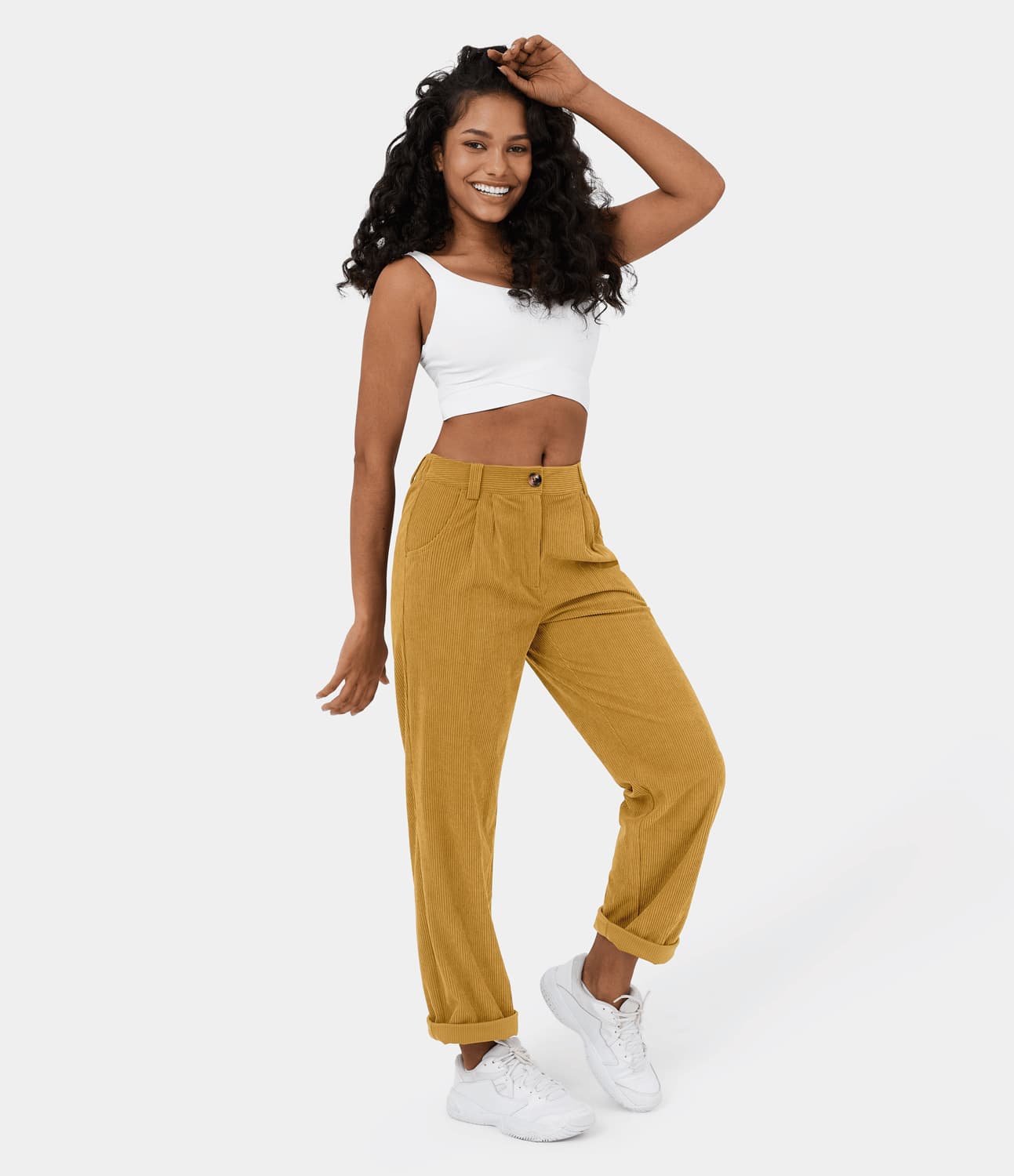 Kimberly Benn | Casual Corduroy Pants