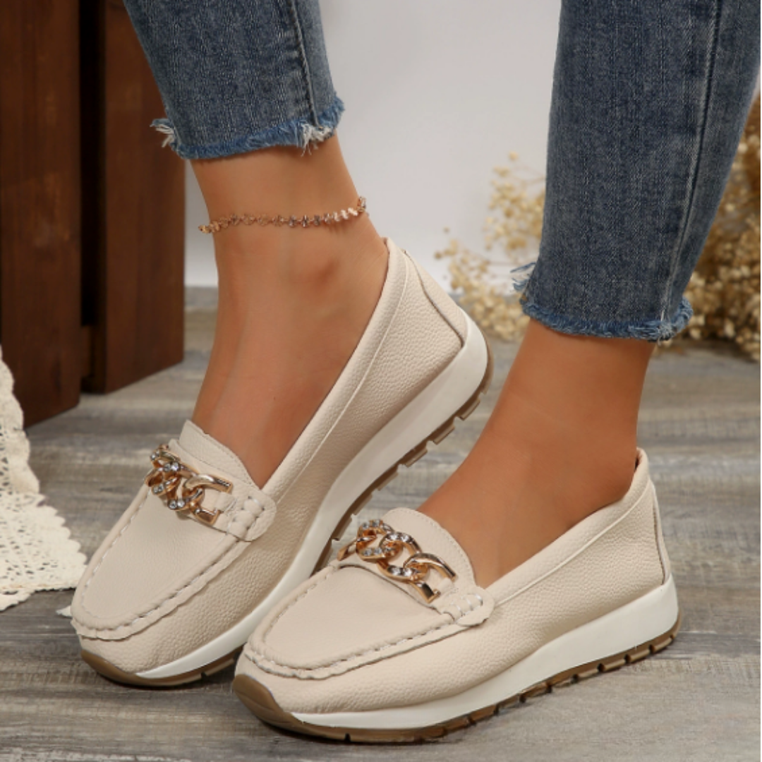 Kimberly Benn | Diamond Buckle Loafers