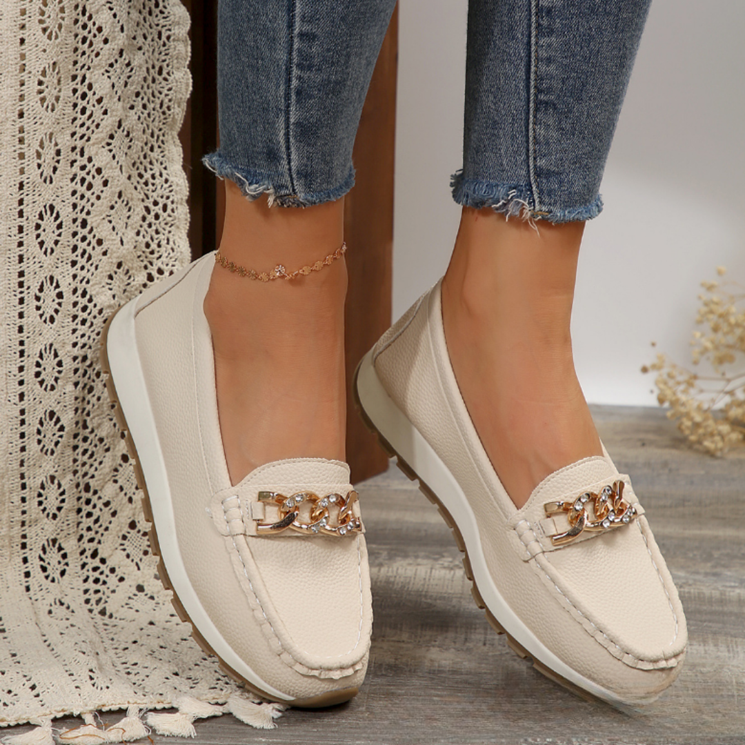 Kimberly Benn | Diamond Buckle Loafers