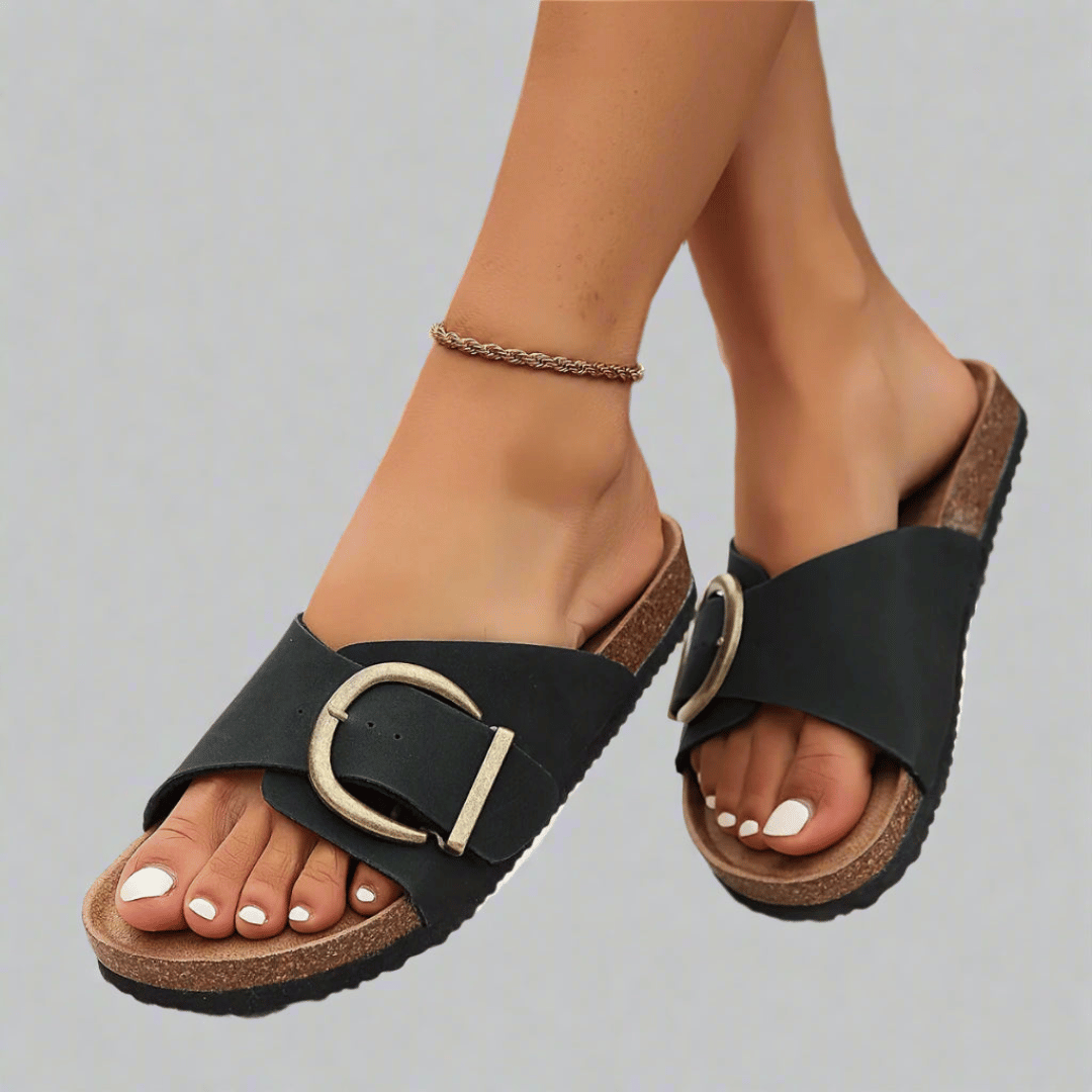 Kimberly Benn | Buckle Slide Sandals