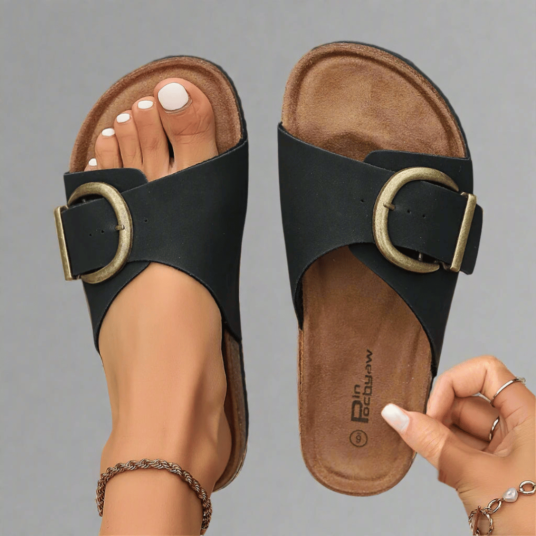 Kimberly Benn | Buckle Slide Sandals