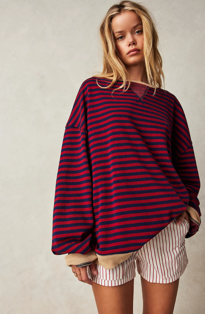 Kimberly Benn | Oversized Striped Sweater