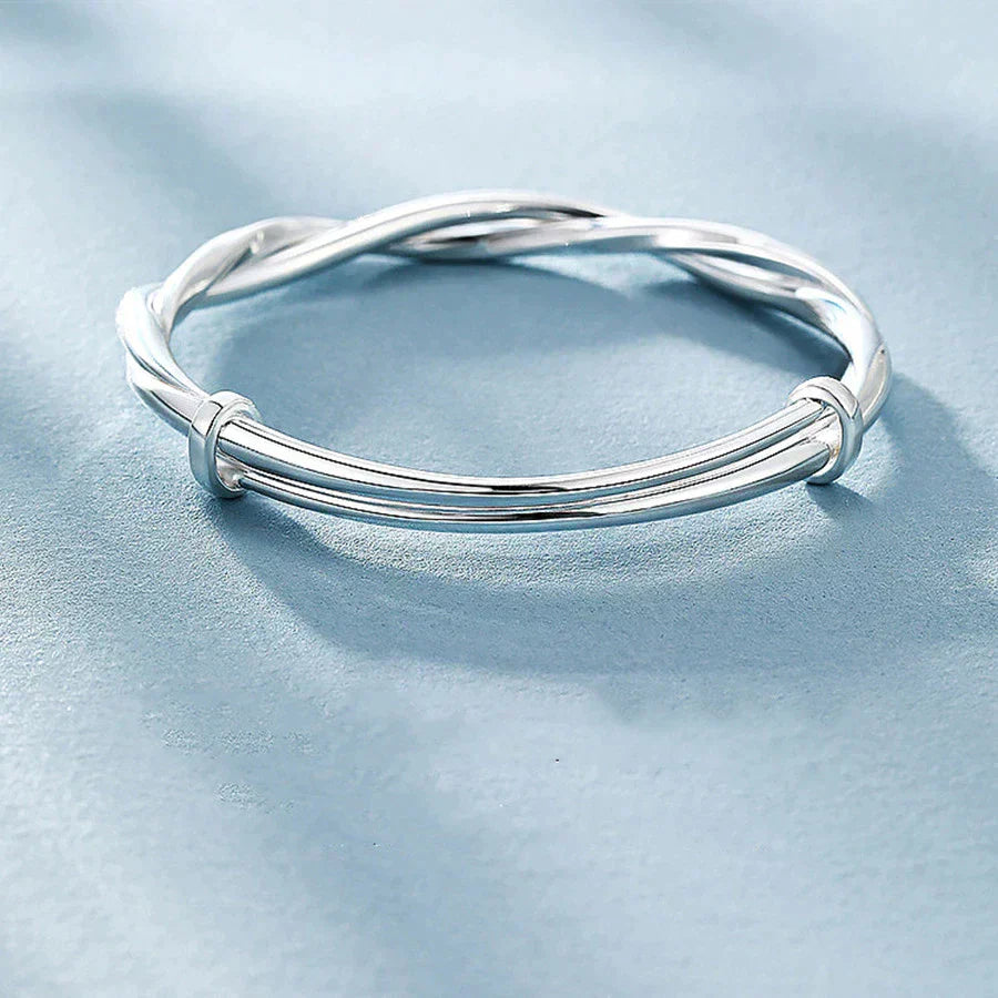 Kimberly Benn | Braided Silver Bracelet
