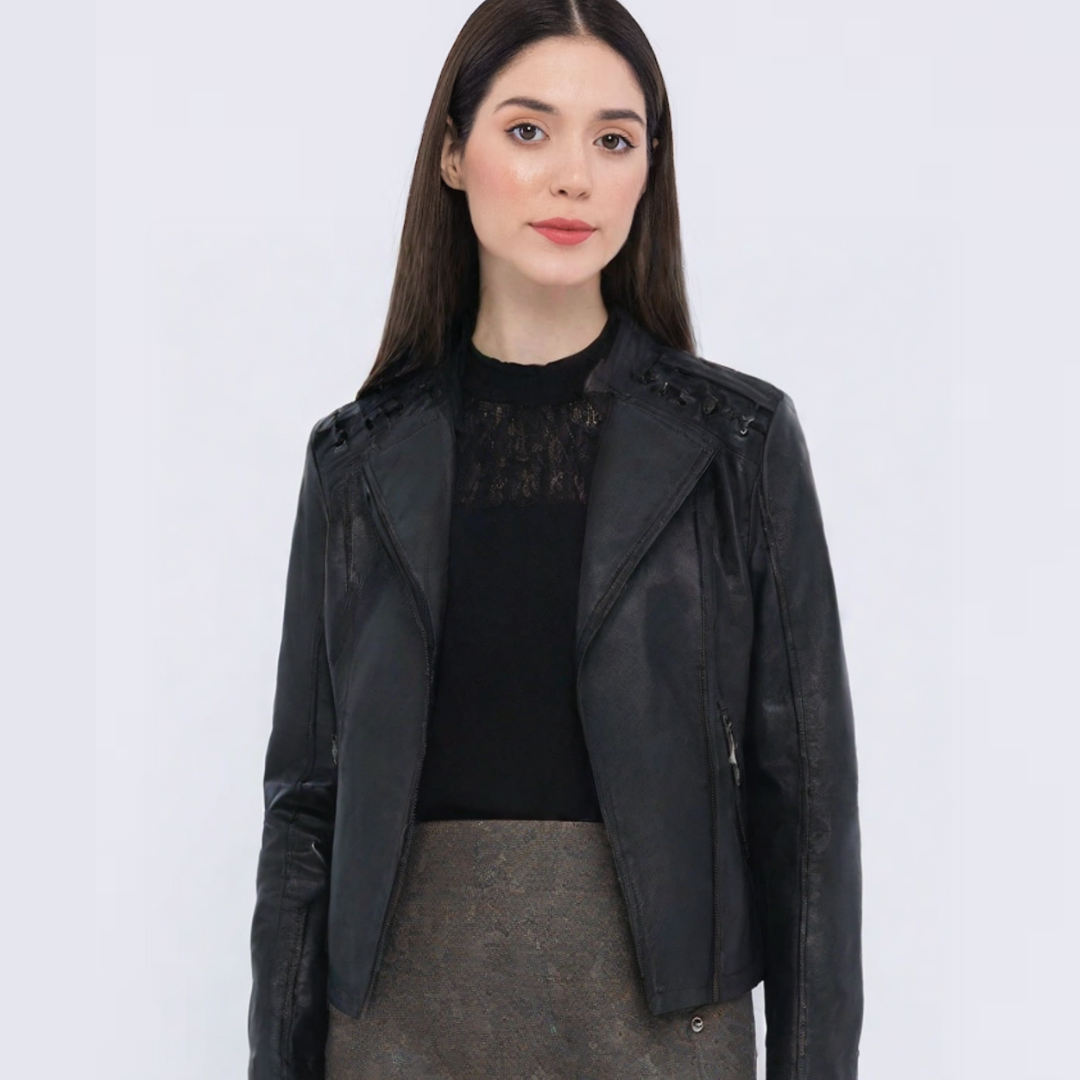 Kimberly Benn | Women's Faux Leather Jacket