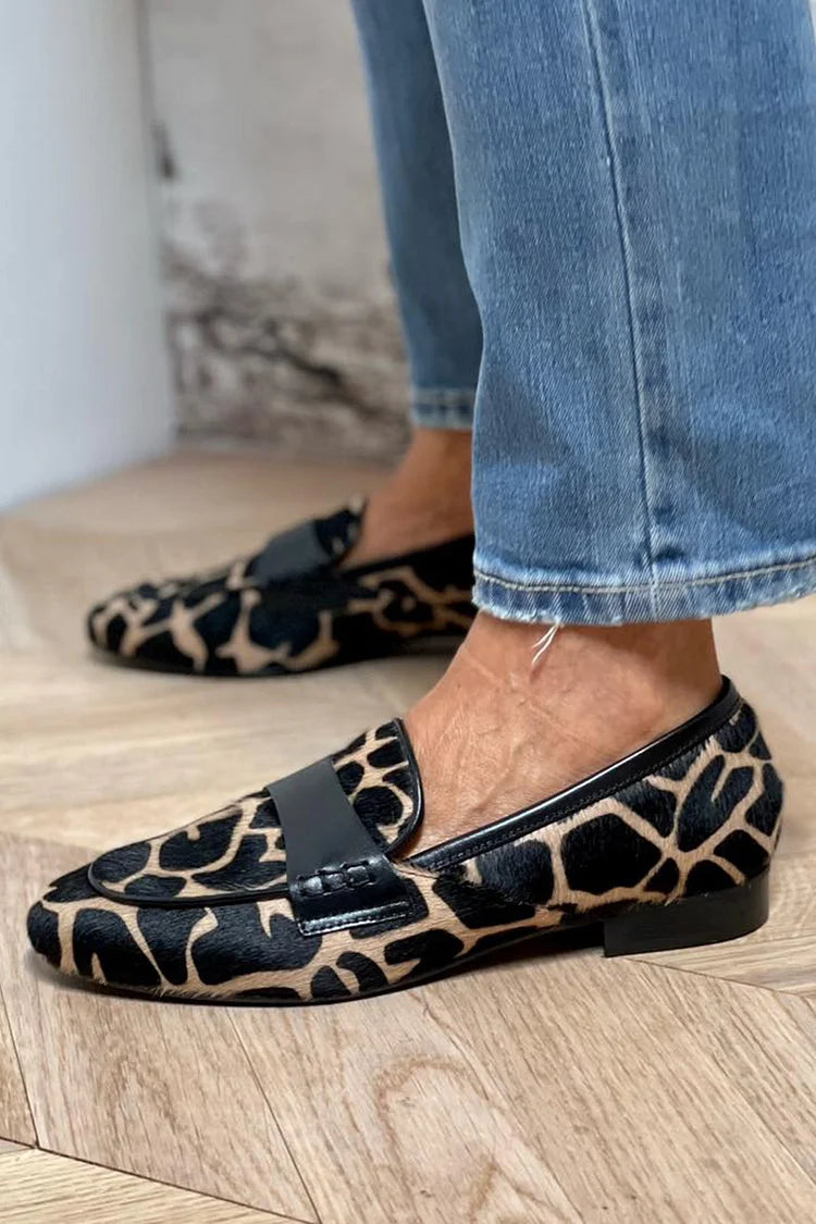 Kimberly Benn | Animal Print Loafer With Elegant Detail