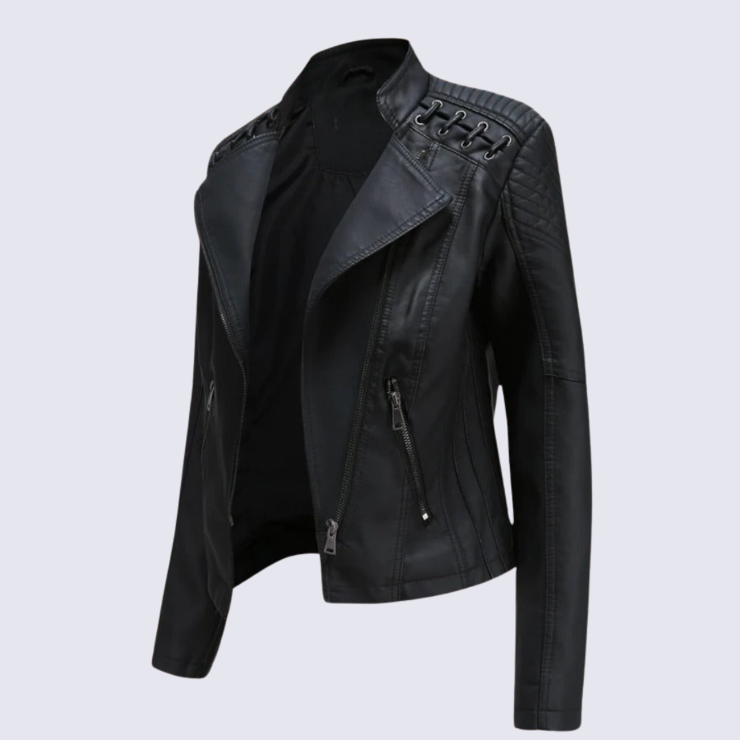 Kimberly Benn | Women's Faux Leather Jacket