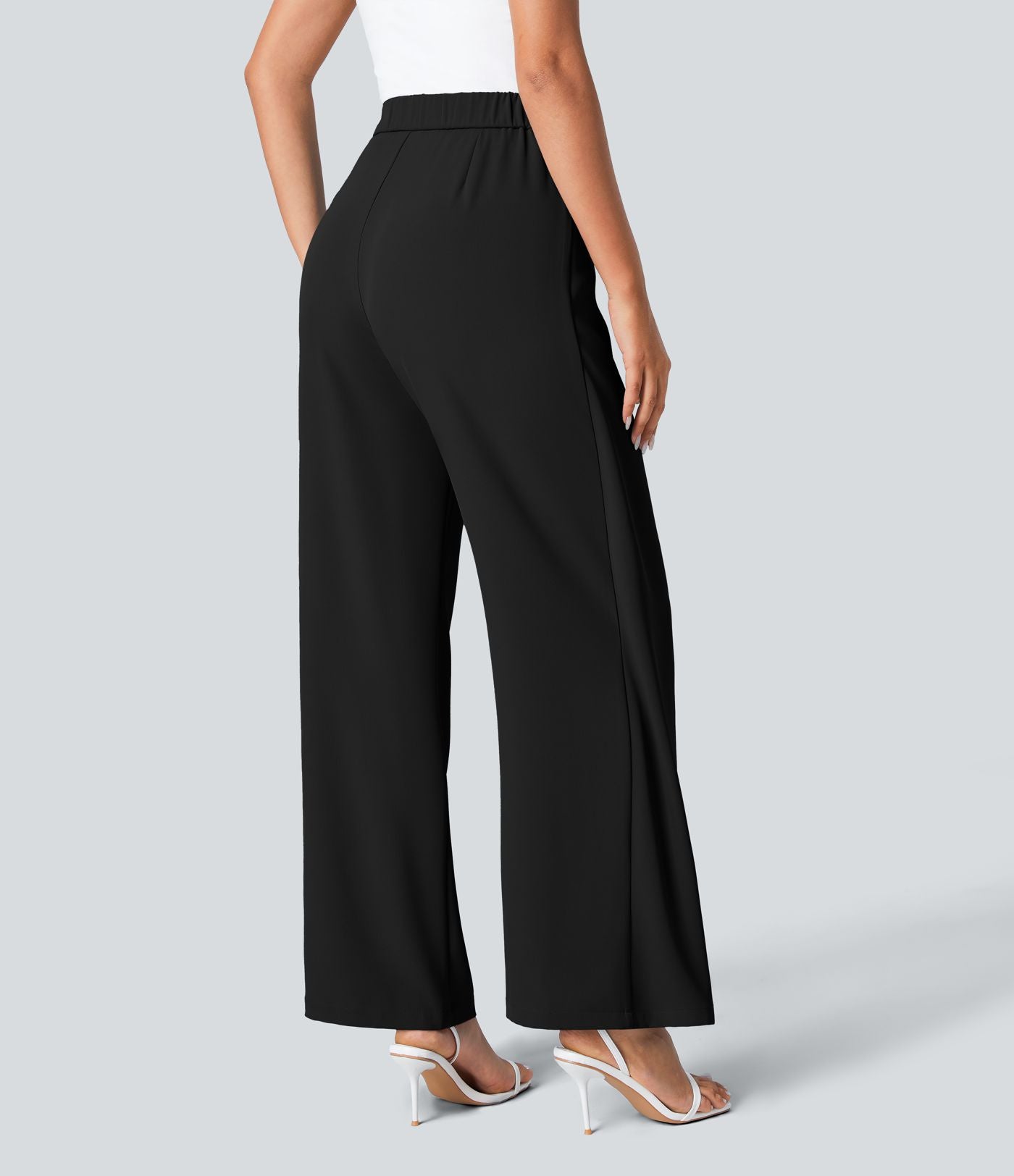 Kimberly Benn | High-Waisted Pants With Elegant Wrap Design