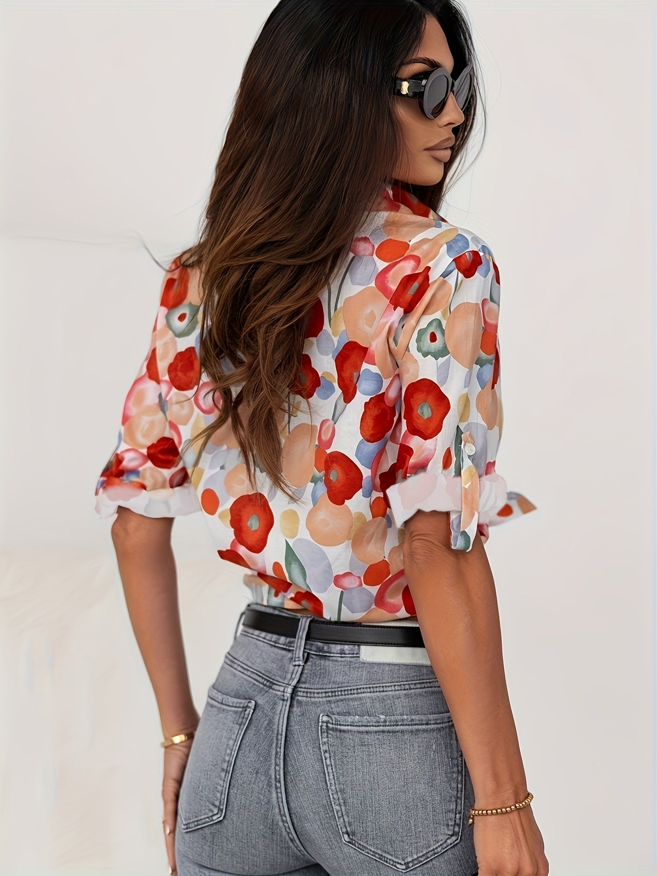 Kimberly Benn | Colourful Floral Blouse