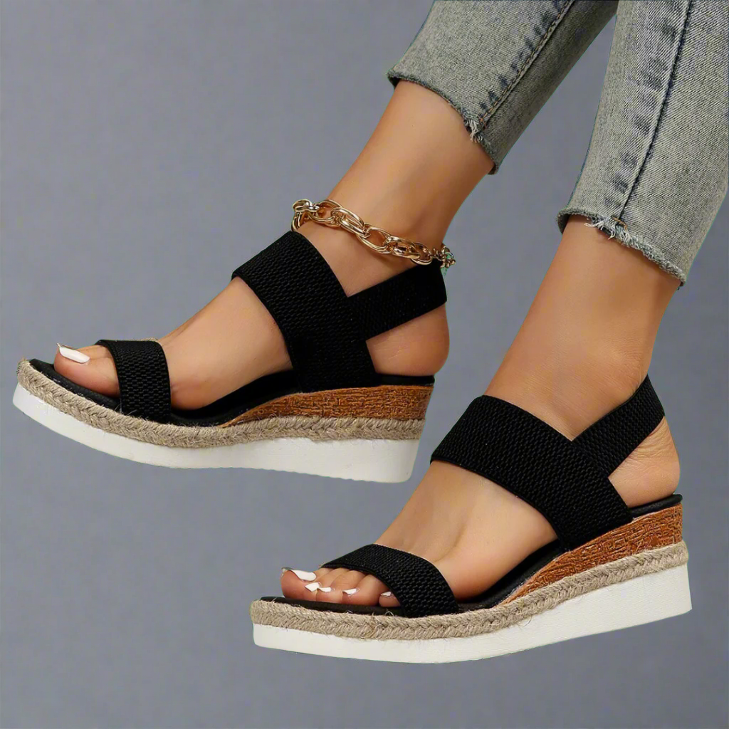 Kimberly Benn | Black Platform Sandals