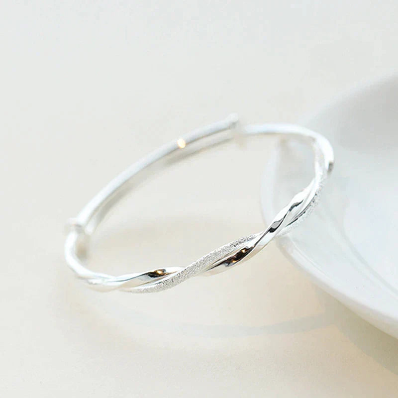 Kimberly Benn | Braided Silver Bracelet