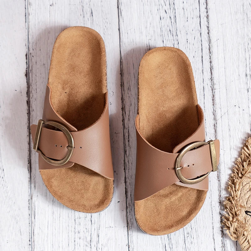 Kimberly Benn | Buckle Mule Slide