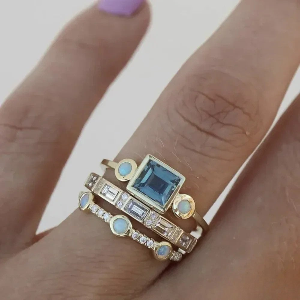 Kimberly Benn | Retro Blue Ring