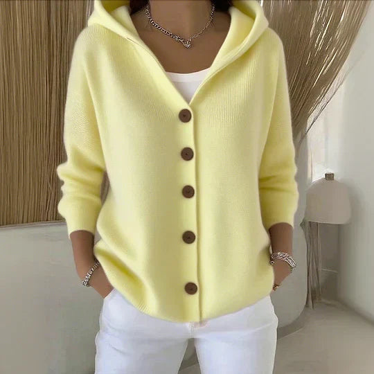 Kimberly Benn | Soft Hooded Knit Cardigan