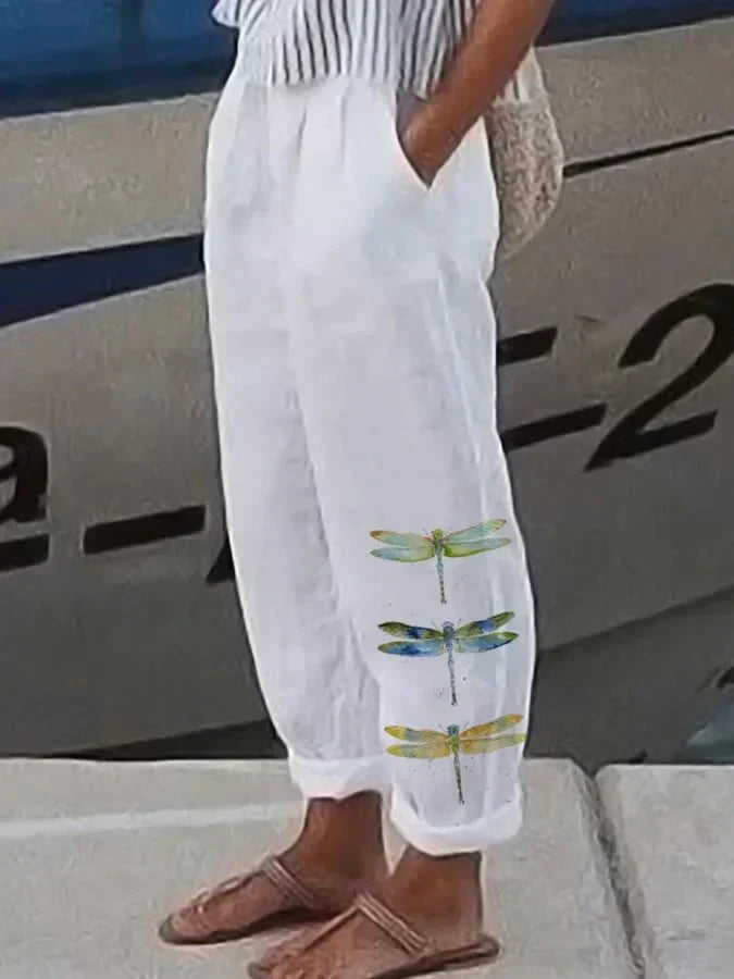 Kimberly Benn | Dragonfly Print Pants