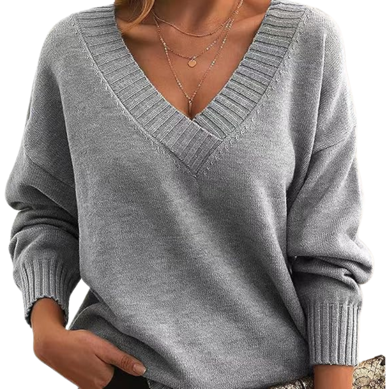 Kimberly Benn | Lightweight V-Neck Sweater