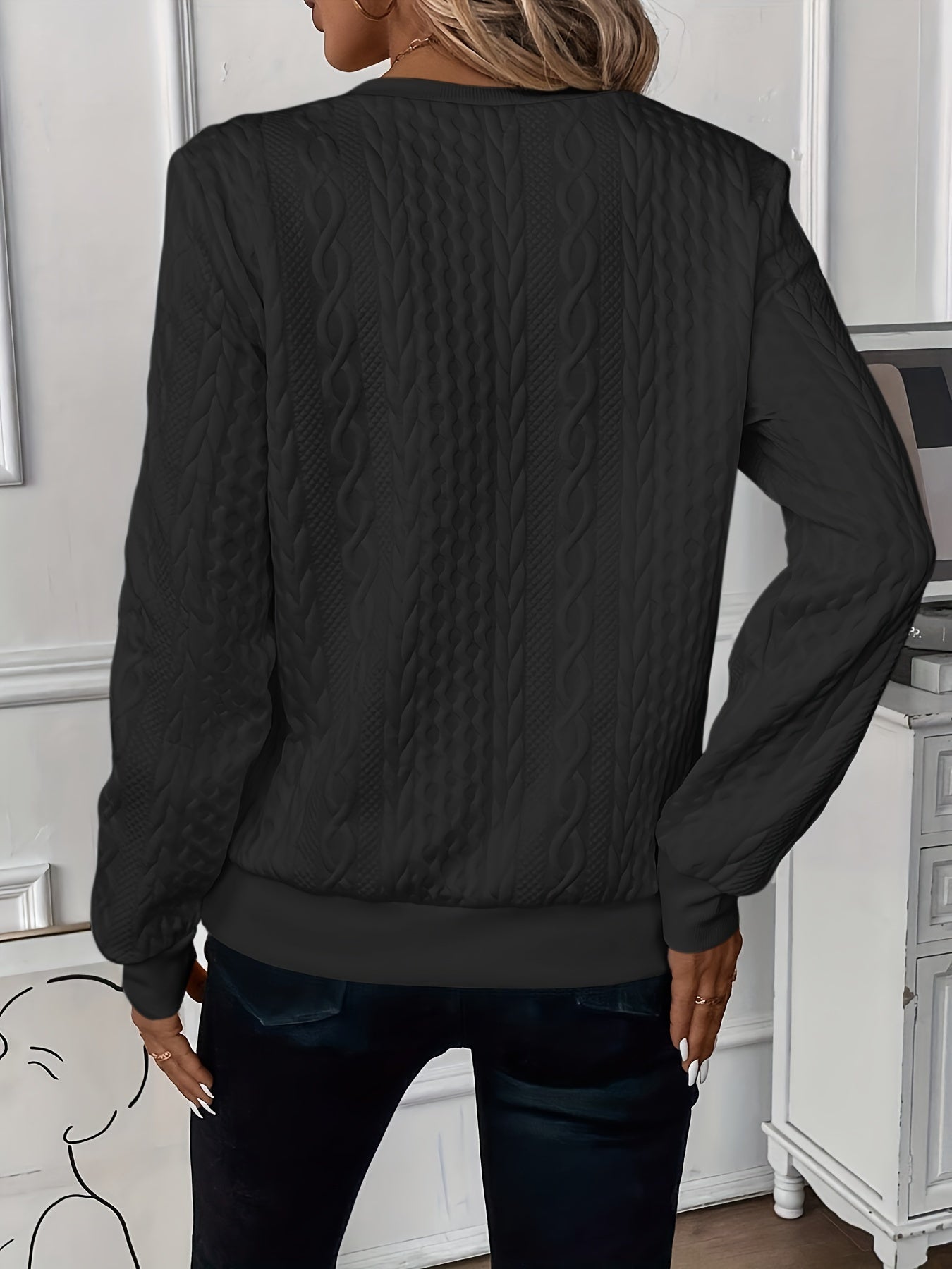 Kimberly Benn | Elegant Quarter-Zip Sweater