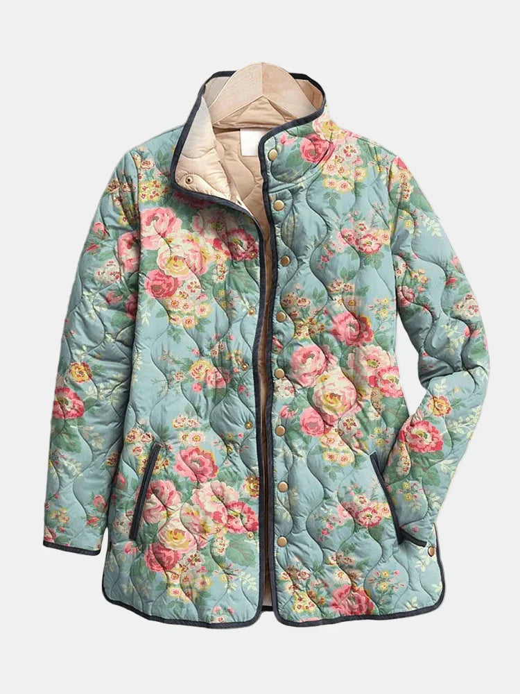 Kimberly Benn | Quilted Floral Print Jacket