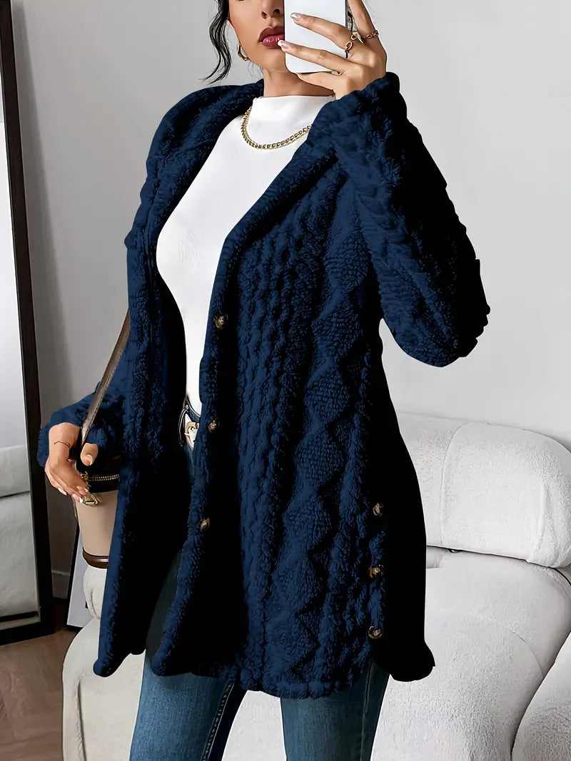 Kimberly Benn | Plush Hooded Cardigan