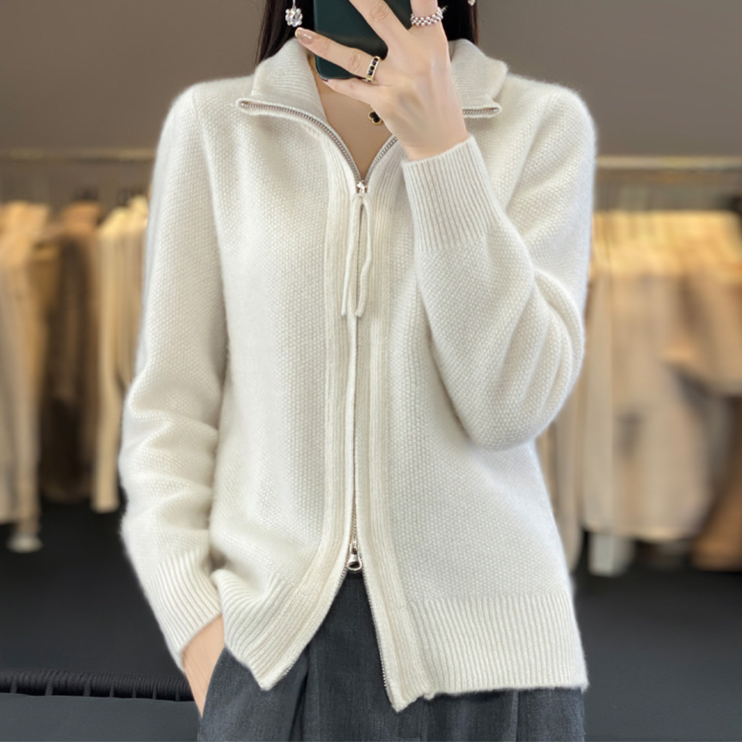 Kimberly Benn | Minimalist Zip Sweater