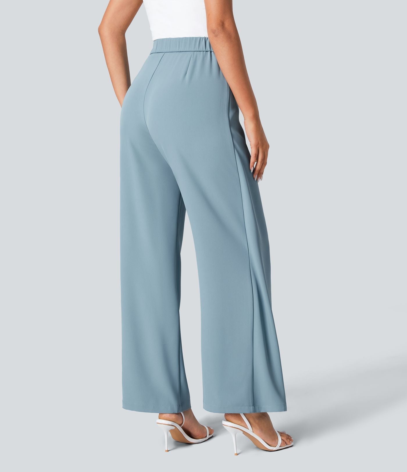 Kimberly Benn | High-Waisted Pants With Elegant Wrap Design