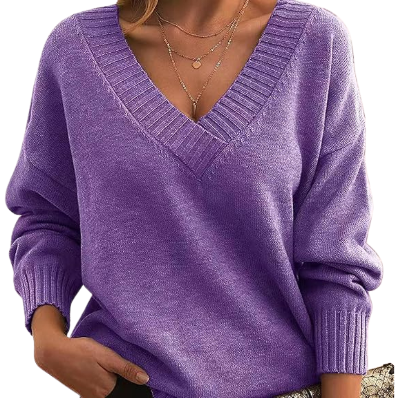 Kimberly Benn | Lightweight V-Neck Sweater