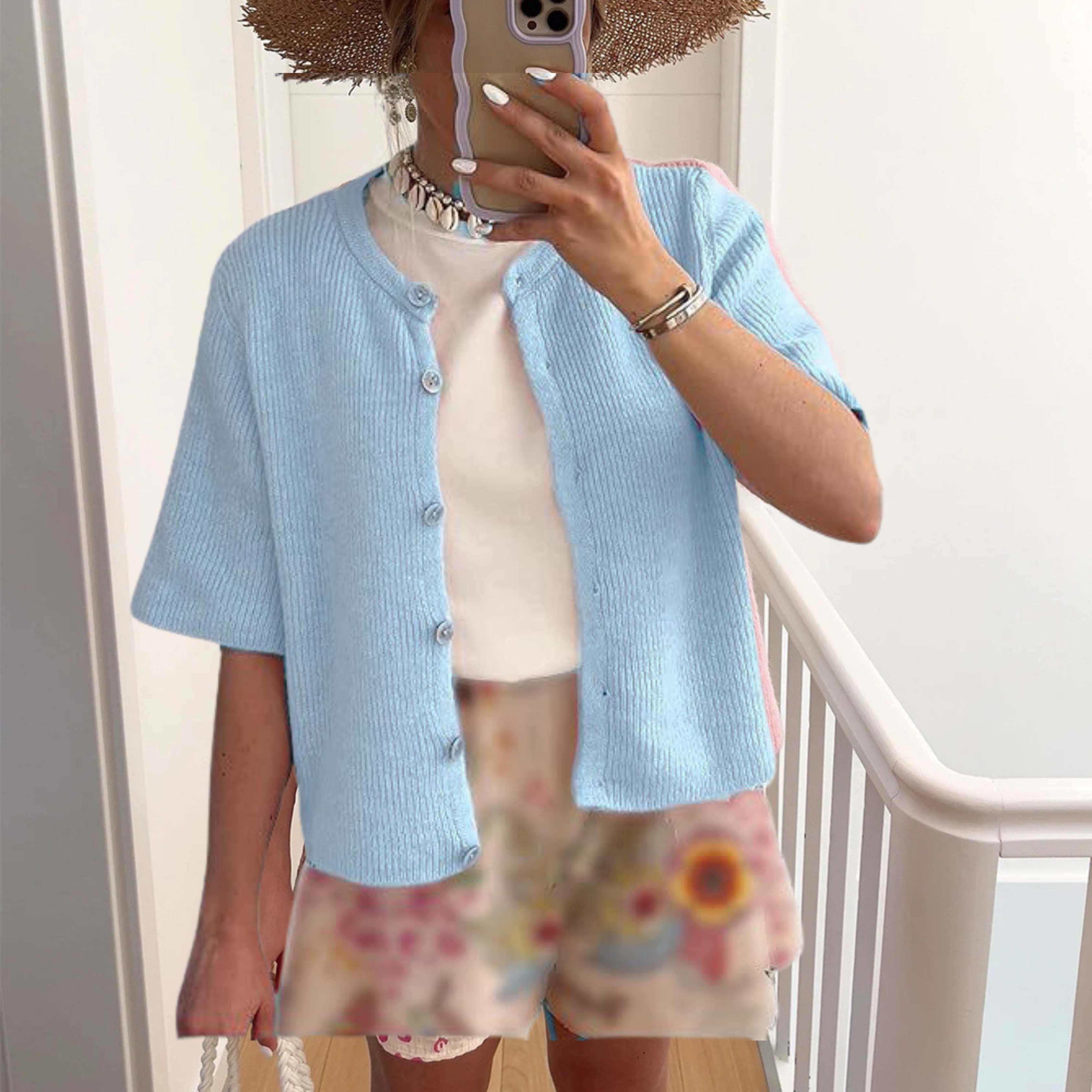 Kimberly Benn | Casual Summer Lightweight Short Sleeve Cardigan